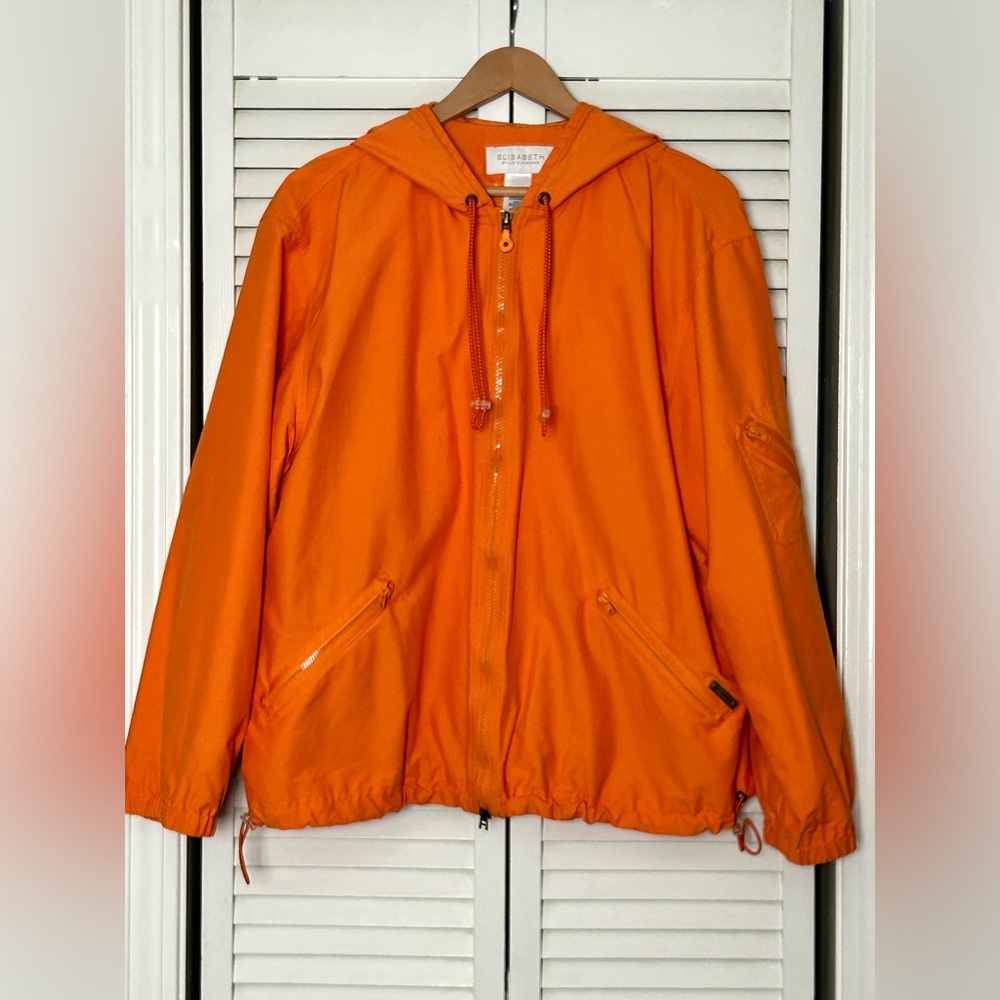 Liz Claiborne Vibrant Orange Jacket